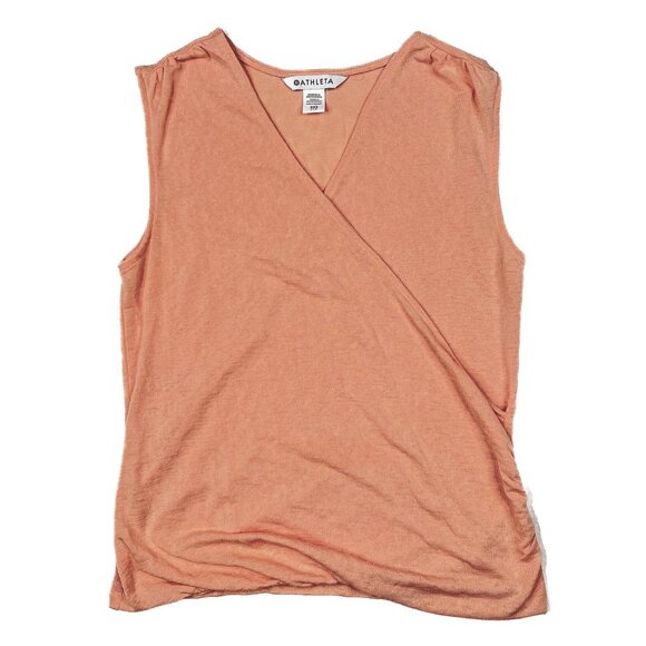 Athleta Breezy Wrap-Tank Camisole Light Peachy Orange Size XXS - NWOT - Picture 2 of 9